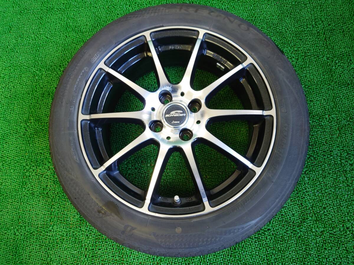 A-TECH SCHNEIDER 16×6 +43 PCD100 175/60R16 BS REGNO 夏タイヤ 4本 売切!!_画像2