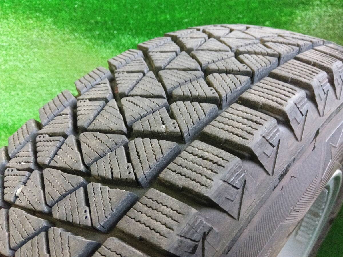 パジェロミニ等 社外MUD CLIFF 15×5.5 +45 175/80R15 バリ溝 冬 ブリヂストン ブリザックDM-V2 4本 売切!!_画像8