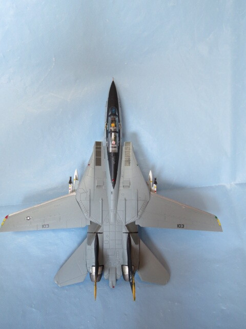 【リペイント完成品】1/144 『 GRUMMAN F-14B TOMCAT 』(VF-103) "ジョリーロジャーズ" AA-103 Final Cruise_画像6