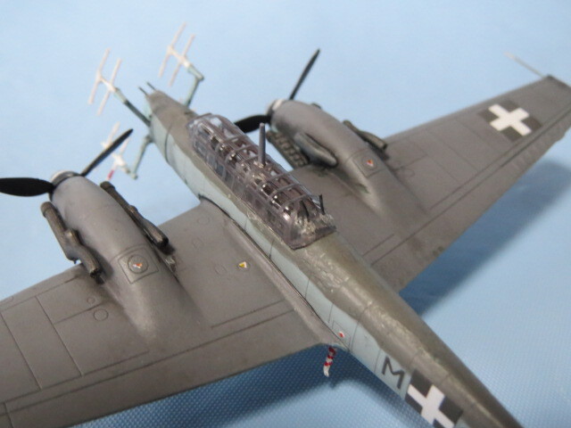 【完成品】1/144 F-Toys (SP)『 Bf-110G-4』 ハンガリー空軍 第101夜間戦闘飛行隊(M107)_画像8