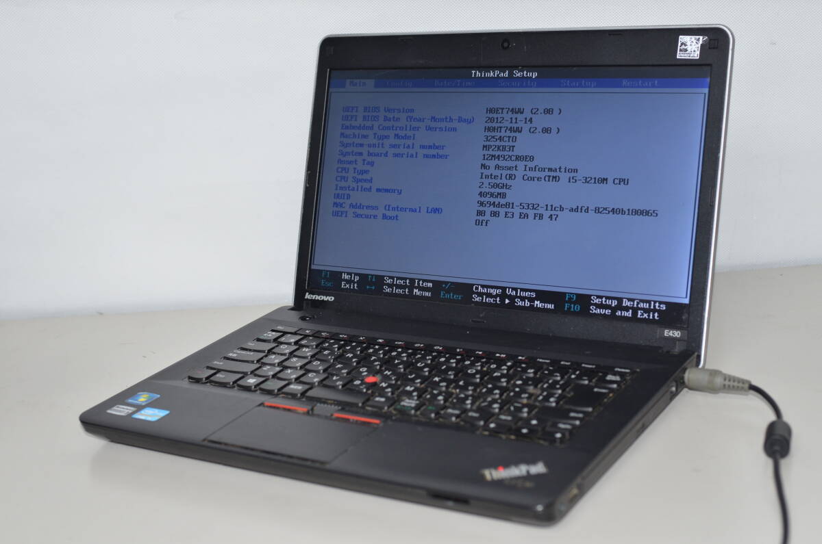 【ジャンク品】ノートPC LENOVO E430 ノートパソコン 14型 ジャンク扱_画像1