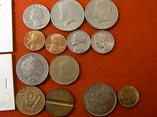 中華人共和国・アメリカ・韓国・ジブラルタルその他硬貨・銀貨19枚まとめて_画像3