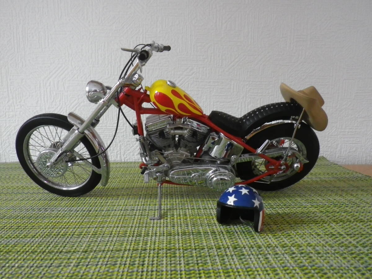 ☆希少・フランクリンミント ハーレーダビッドソン 1/10 イージーライダー BILLY BIKE EASY RIDERオマケ付☆の画像1