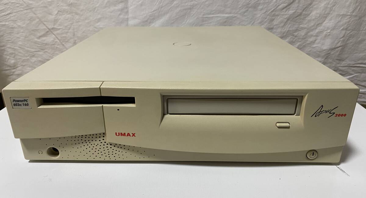Mac互換機　UMAX Apus2000 PowerPC 603ev 160MHz メモリ16MB+8MB HDD1.2GB　かなり古いのでジャンクで_画像1