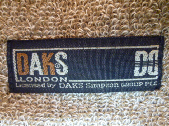 DAKS/ダックス ウォーキングタオル スポーツタオル 春先マフラー 綿100% 新品・未使用・保管品・日本製の画像3