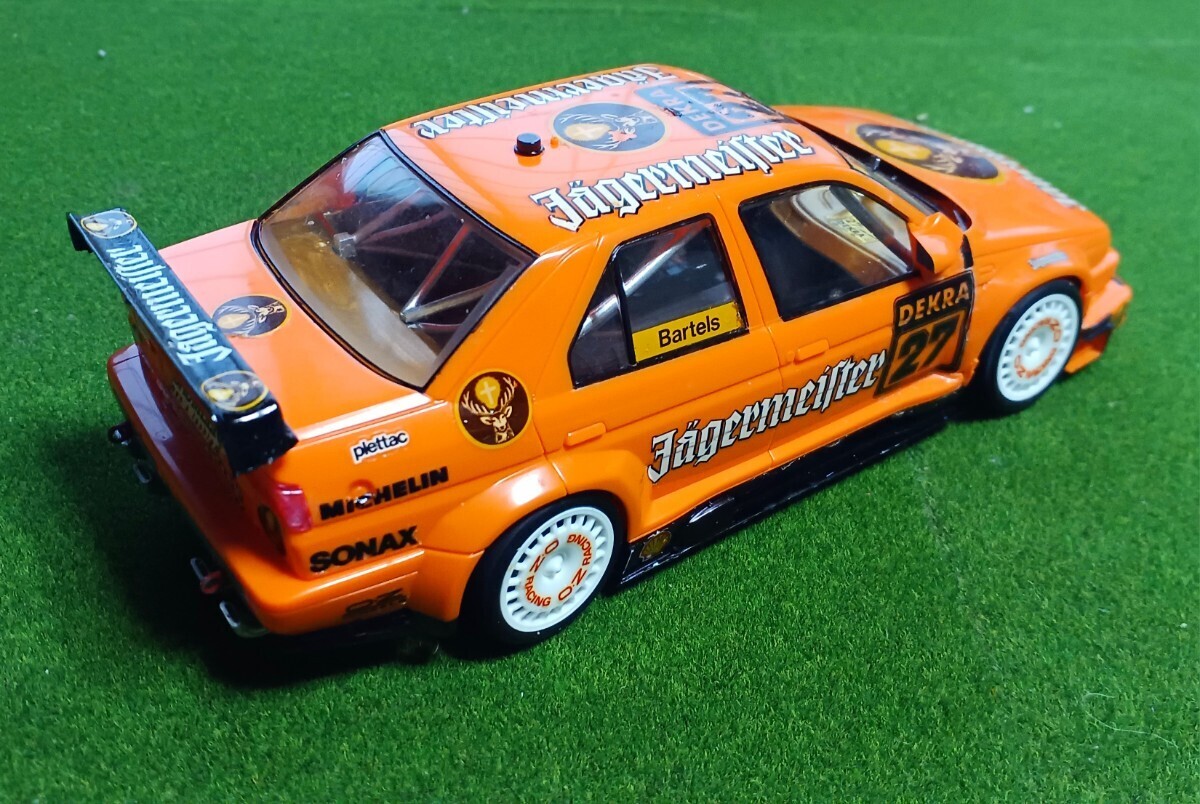 1/24 アルファロメオ 155 v6 TI JAGERMEISTER プラモデル 完成品_画像3