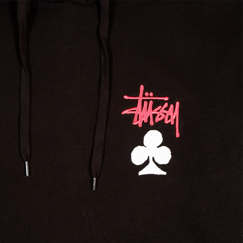 ■新品■STUSSY ステューシー パーカー HOUSE OF CARDS HOODIE ハウス オブ カーズ フーディー■MENS(S)■裏起毛■ブラック■ST0M0329_画像4