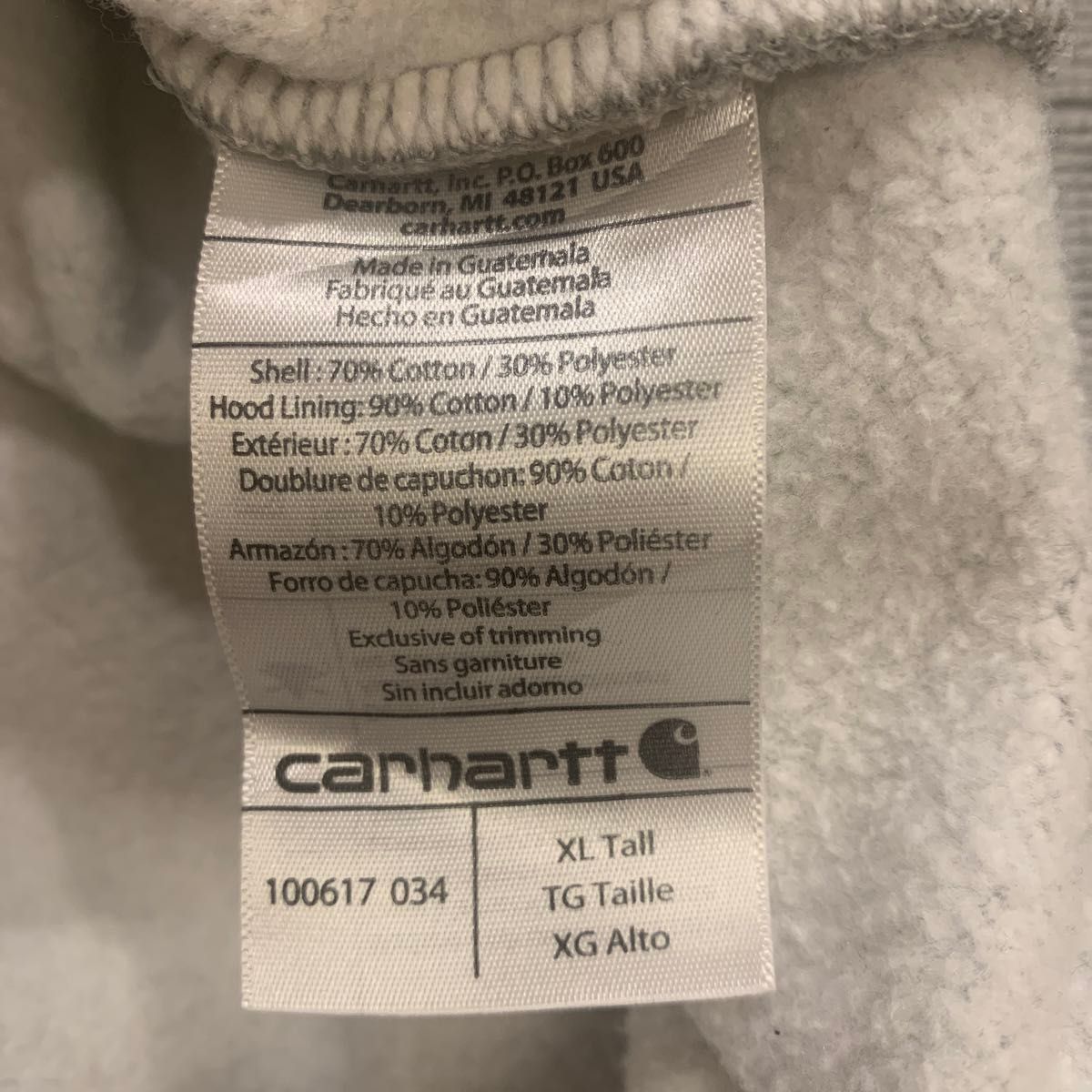 carhartt スウェットパーカー XL パーカー