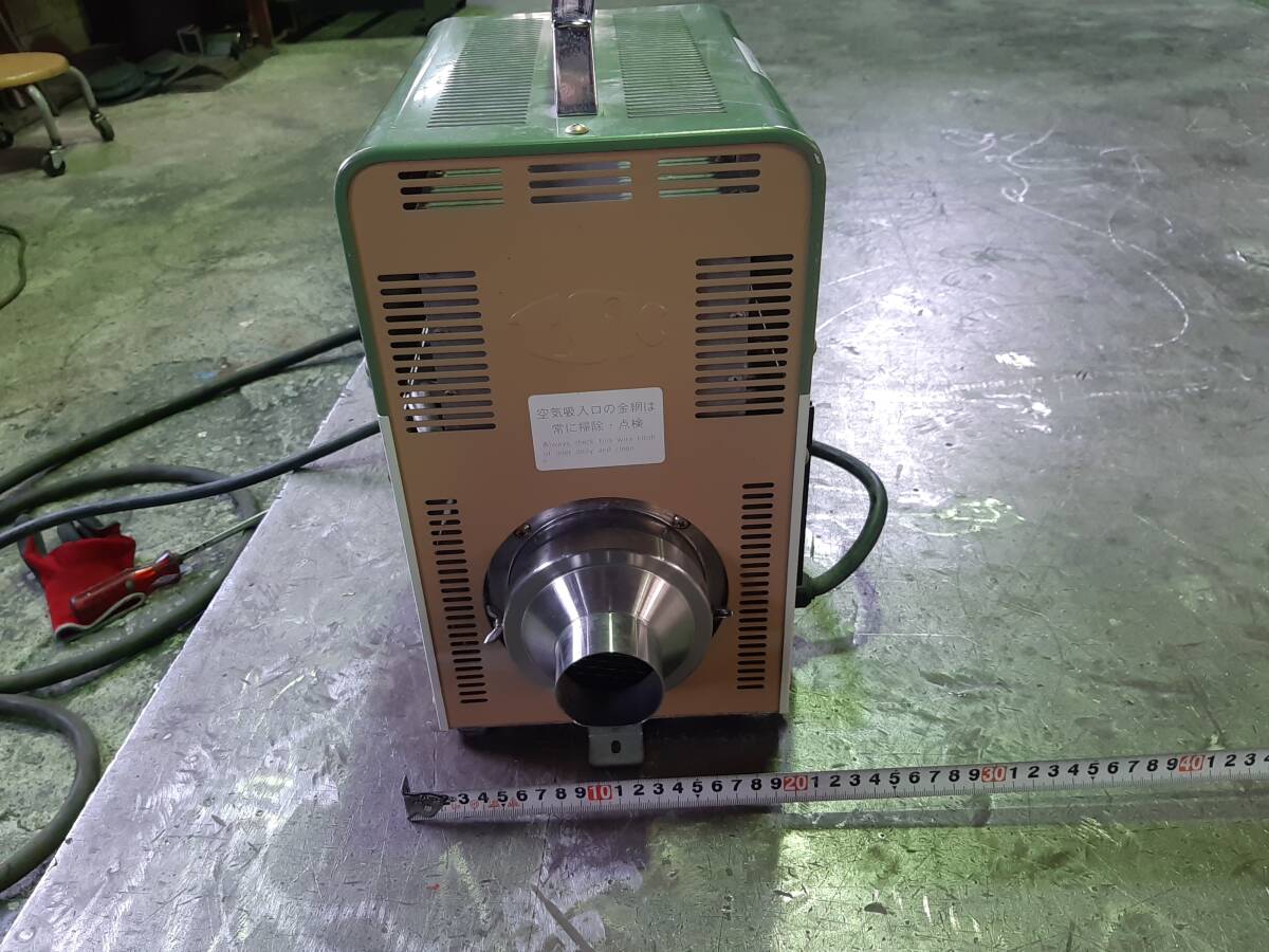 竹綱製作所　関西電熱　ＴＳＫ－10　熱風発生器　ヒーター　動作確認済 　乾燥機　サウナ_画像4
