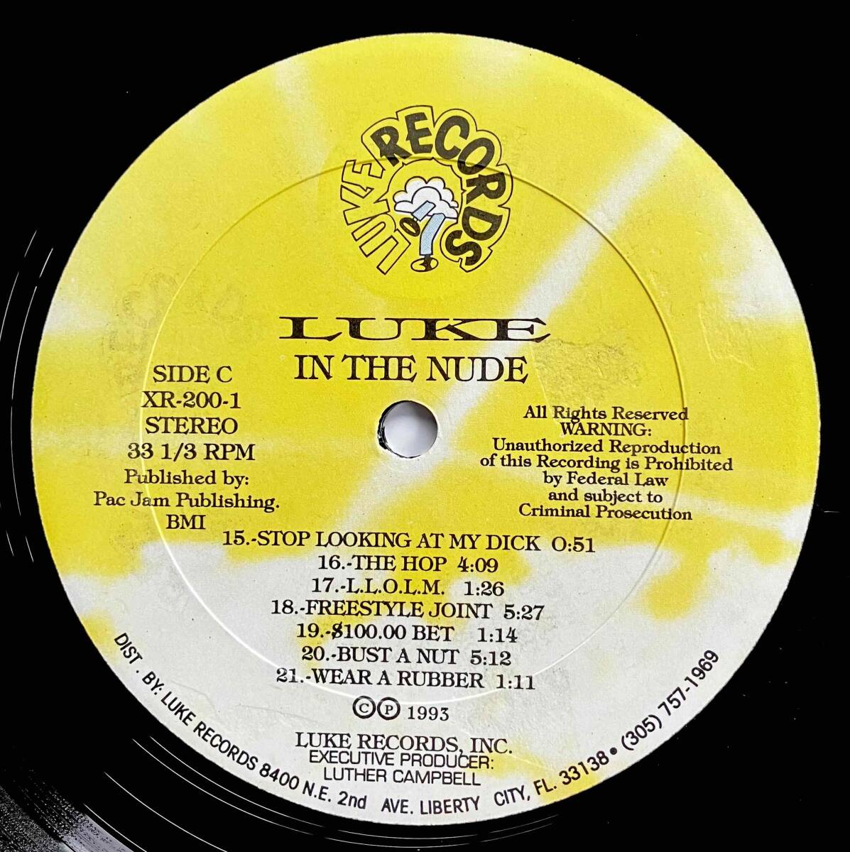 Luke / In The Nude【2LP】1993 / US / Luke Records / XR 200-1_画像6