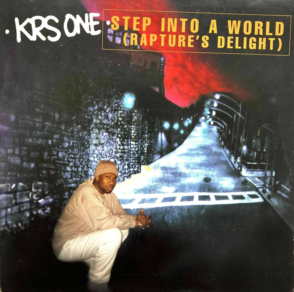 KRS ONE / Step Into A World (Rapture's Delight)【12''】1997 / US / Jive / 01241-42442-1の画像1