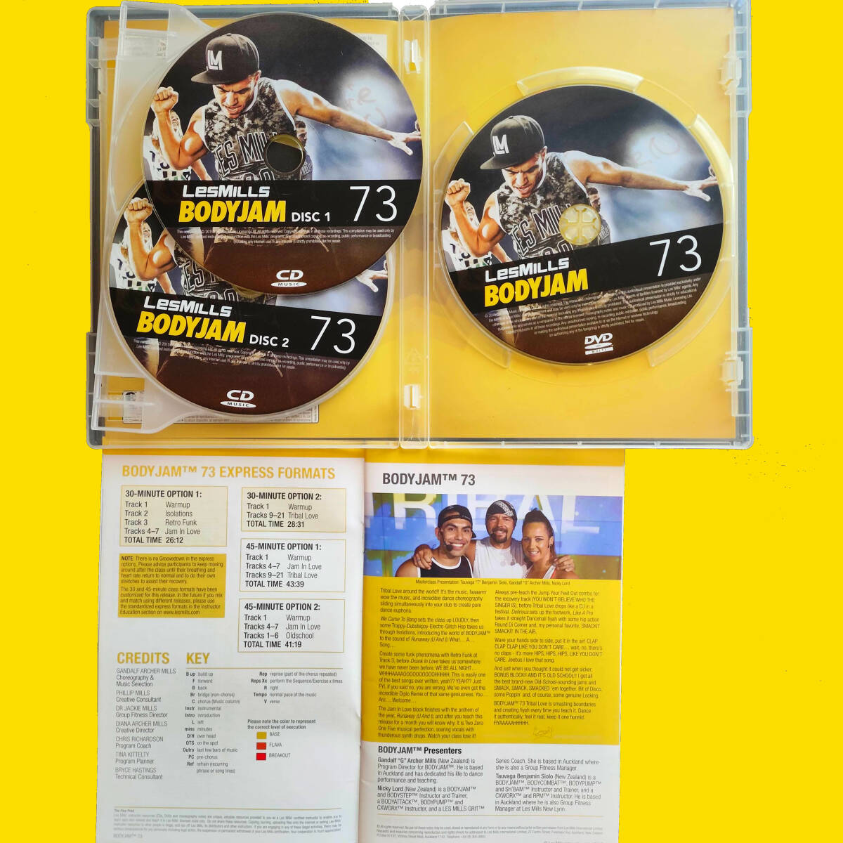ボディジャム 73 CD DVD LESMILLS BODYJAM レスミルズ
