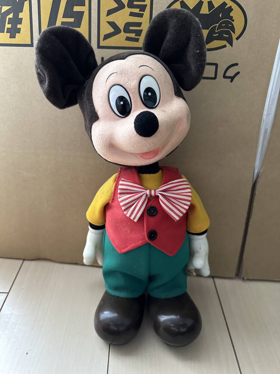 中古　ミッキーマウス　オルゴール　ディズニー　スモールワールド_画像1