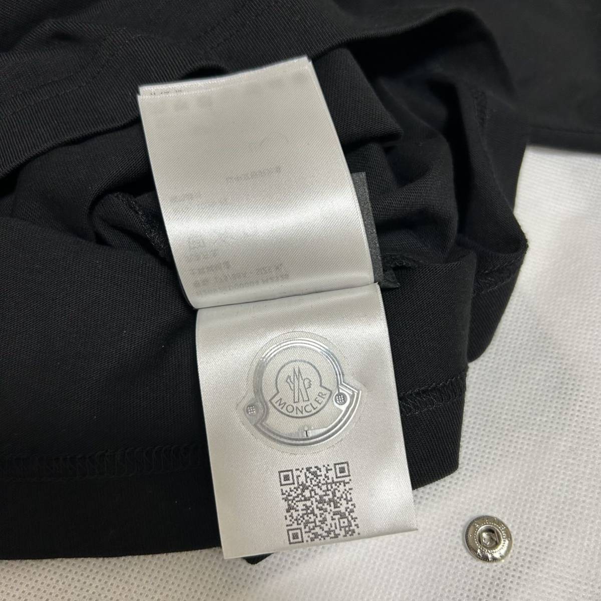 【新作】【未使用】MONCLER モンクレール　ロンT 長袖　Tシャツ　黒　XL_画像10