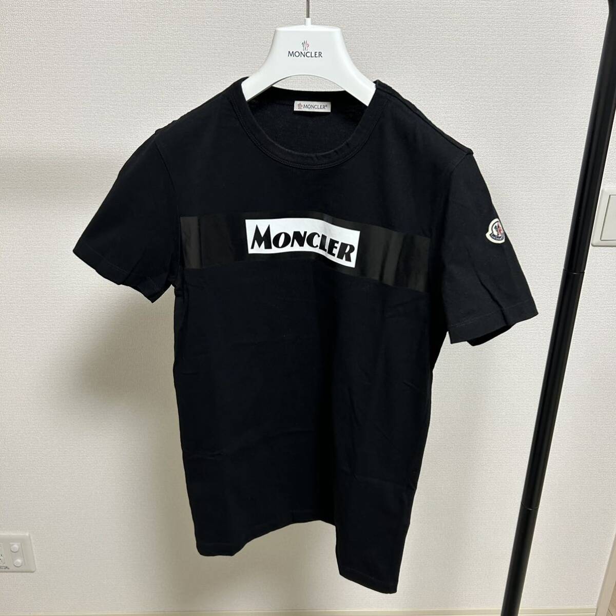 【最安値】MONCLER モンクレール　半袖Tシャツ　黒　XS_画像1