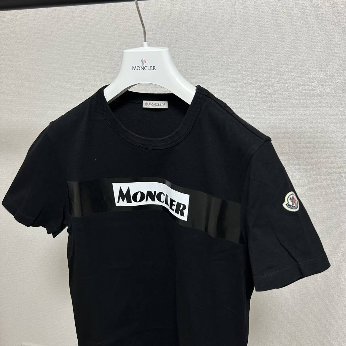 【最安値】MONCLER モンクレール　半袖Tシャツ　黒　XS_画像3