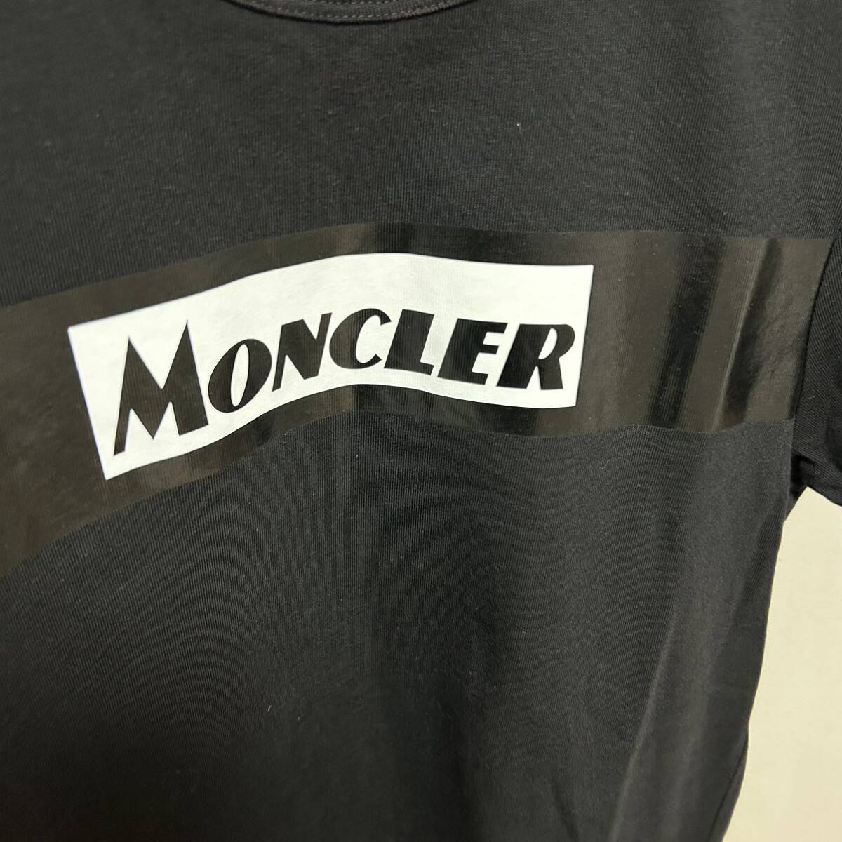 【最安値】MONCLER モンクレール　半袖Tシャツ　黒　XS_画像5