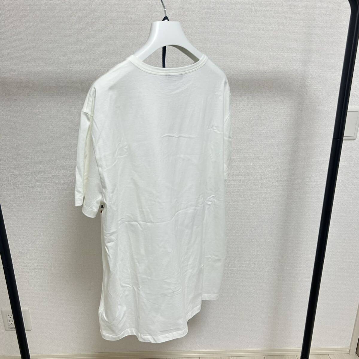 【タグ付き未使用】MONCLER モンクレール　半袖Tシャツ　ワッペン　白　XXL_画像3