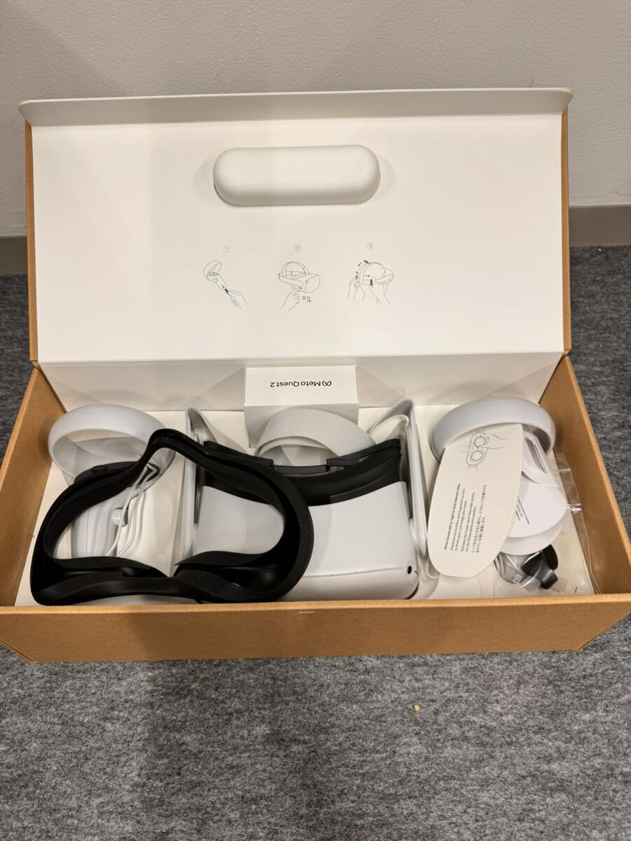 [1000 jpy start ] * beautiful goods * OculusokyulasMeta Quest 2 128GB VR head mounted display VR headset the first period . settled 