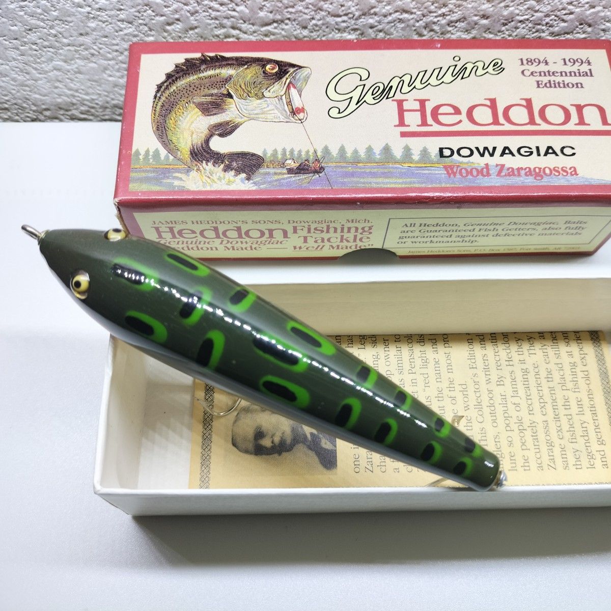 【極美品】Heddon Zaragossa  ヘドン　ザラゴッサ  新品未使用