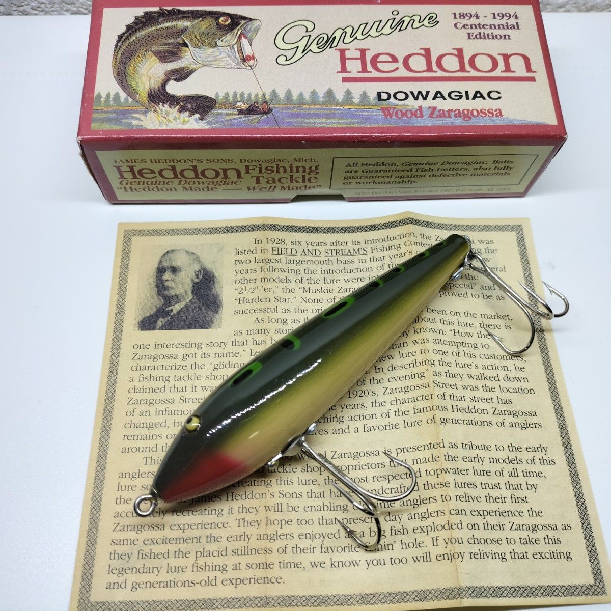 【極美品】Heddon Zaragossa  ヘドン　ザラゴッサ  新品未使用