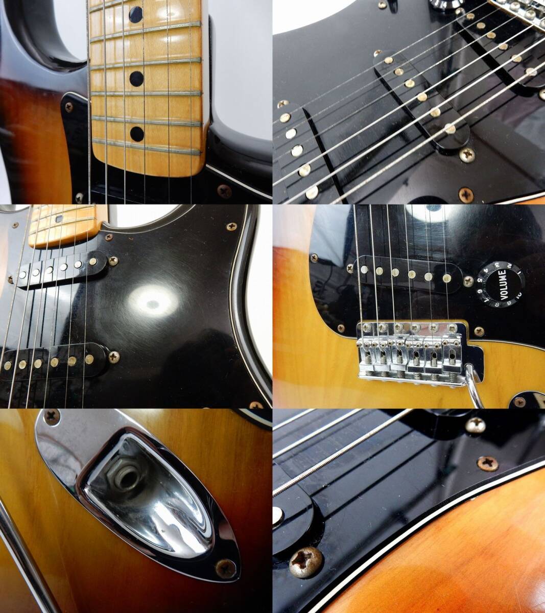【Fender】made in USA フェンダー ストラトキャスター Stratocaster SQ-15 ハードケース他付 出音確認 ボデイ傷有 中古品 一切返品不可の画像4