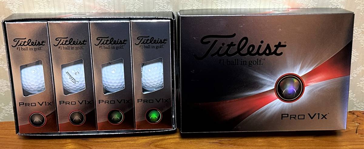 ☆新品・未使用品☆　10ダース＝120個セット!　タイトリスト Titleist NEW PRO V1x　_画像6