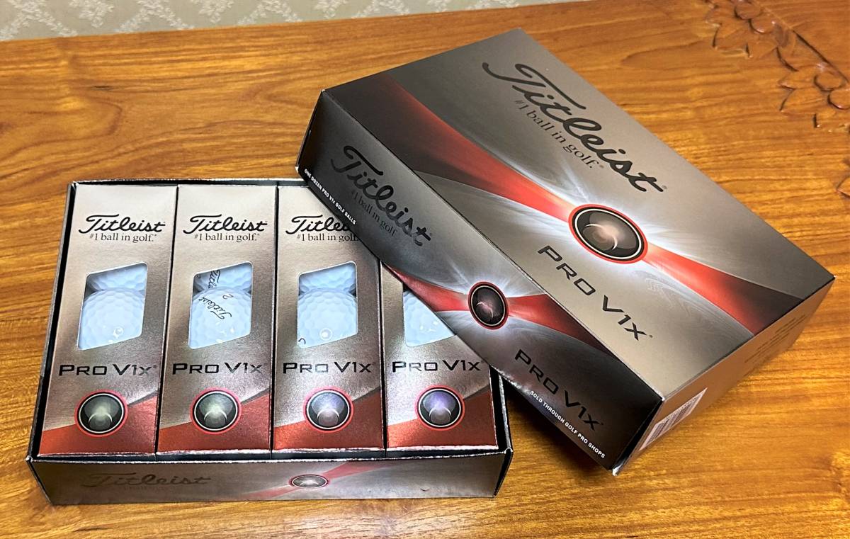 ☆新品・未使用品☆　10ダース＝120個セット!　 Titleist NEW PRO V1x　タイトリスト_画像5