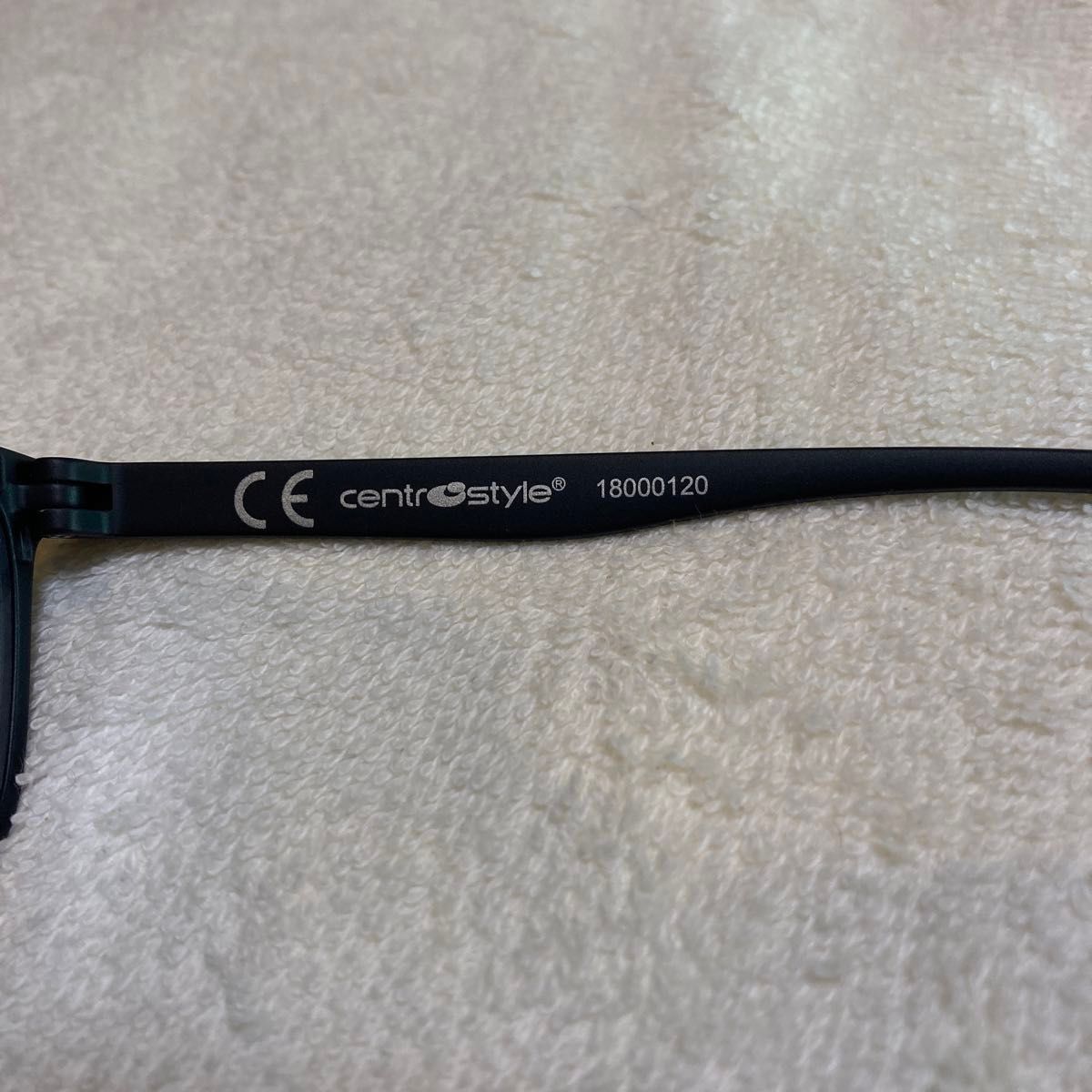 centrostyle 眼鏡フレーム　グレー　度入り 眼鏡  メガネフレーム