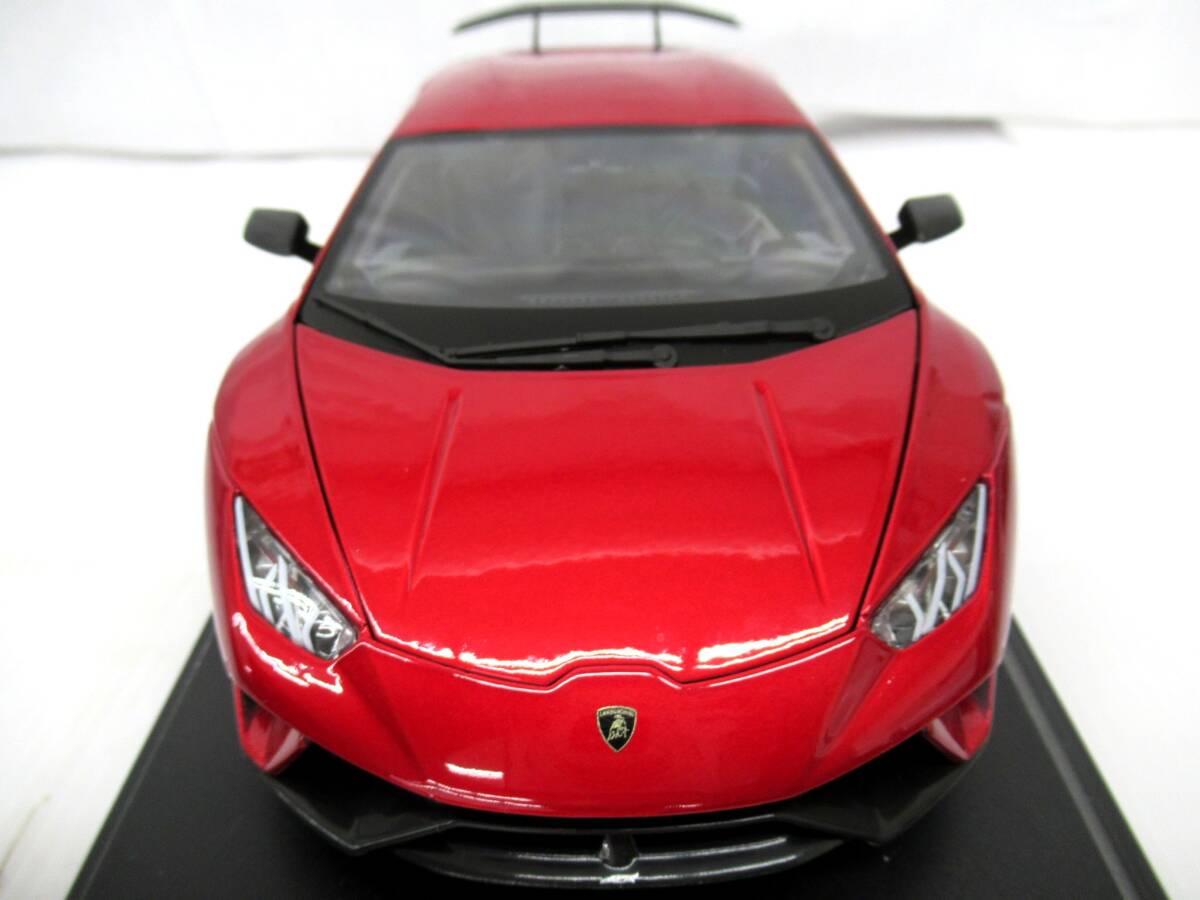 Maisto マイスト 1/18 ランボルギーニ ウラカン ペルフォルマンテ ミニカー ダイキャスト Lamborghini Huracan Performanteの画像4