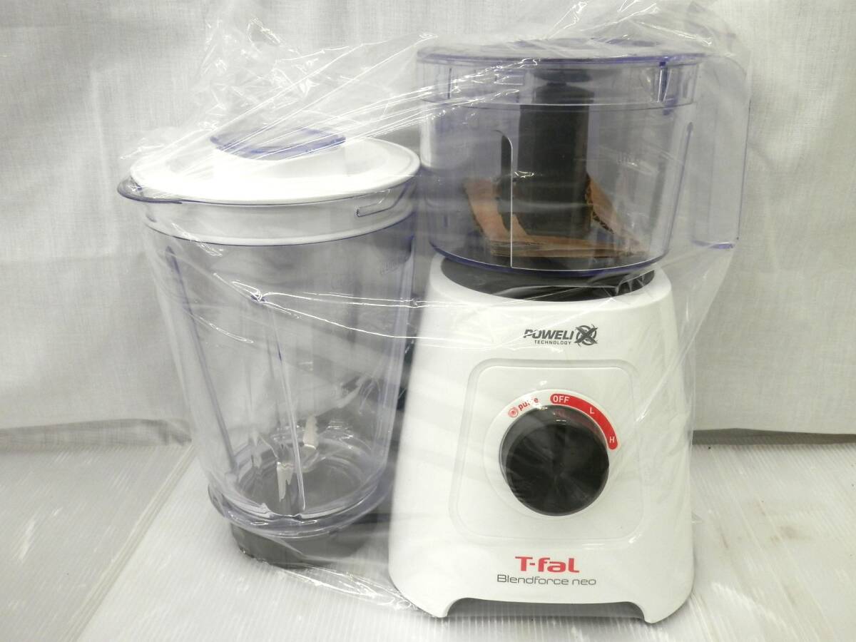 ●●展示品 T-fal ティファール BL42X1JP ブレンドフォース ネオ パウエリックス マルチ ミキサー ホワイト 白 家電 消費電力350W●●_画像2