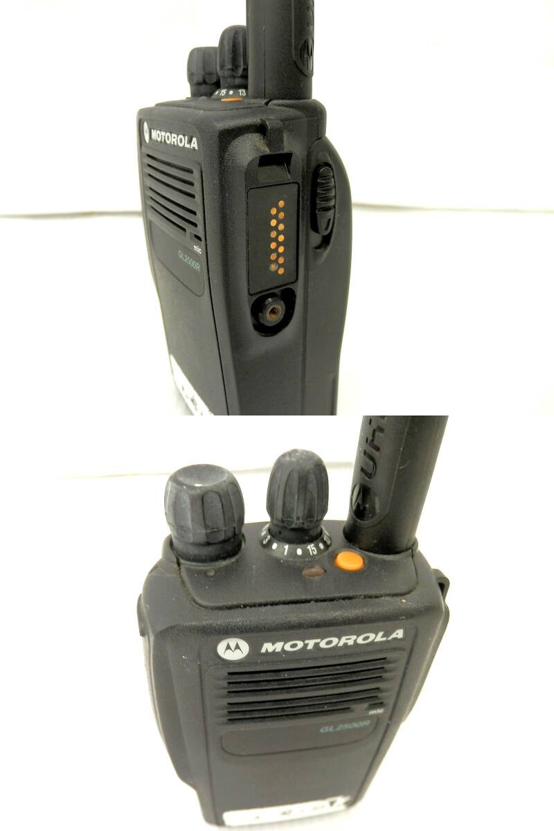 ●MOTOROLA モトローラ 小型無線機 GL2500R 2012年製 充電器付き_画像9