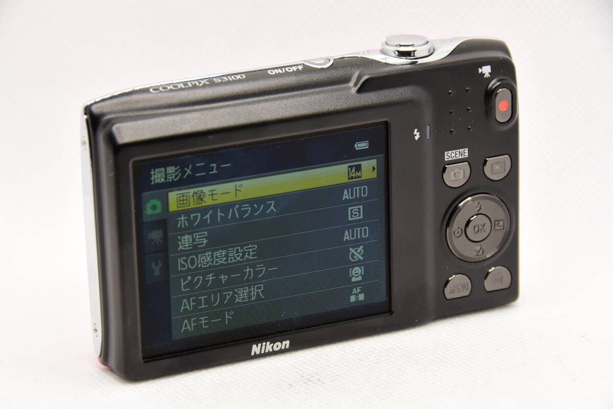 ★極上品★ニコン Nikon COOLPIX S3100 フレッシュピンク コンパクトデジタルカメラ #586G55_画像4