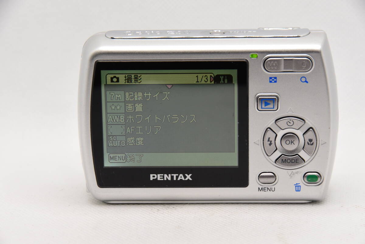 ★極上品★ペンタックス PENTAX Optio E30 コンパクトデジタルカメラ #596G55の画像4