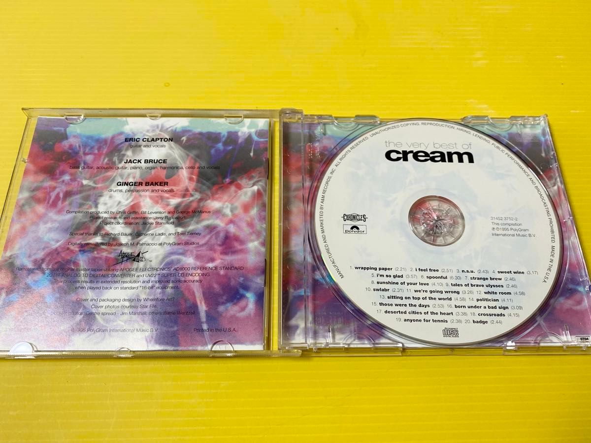 CD ヴェリー・ベスト・オブ・クリーム(輸入盤)