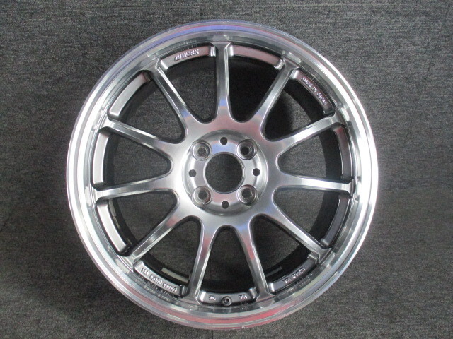 ■ WORK EMOTION 11R ワーク エモーション 17×7JJ +53 4H-100 17インチアルミホイール 【 Y10-4 】_画像8