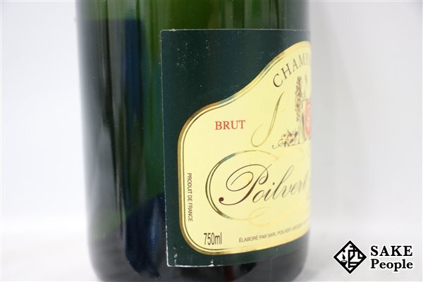 □1円～ ポワルヴェール・ジャック シャンパーニュ・ブリュット 750ml 12％ シャンパン_画像4