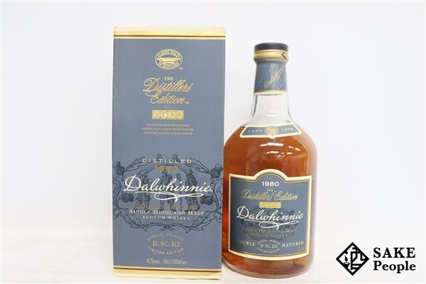 【古酒・未開栓】 ダルウィニー1980ディスティラリーズ エディション700ml 古酒・未開栓】 ダルウィニー1980ディスティラリーズ