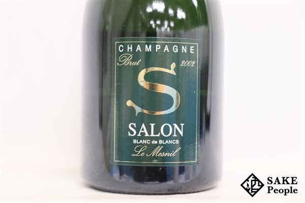 □1円～ サロン ブラン・ド・ブラン ル・メニル ブリュット 2002 750ml 12％ シャンパン 並行輸入_画像2