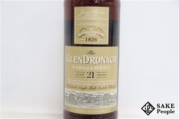 ◇1円～ グレンドロナック パーラメント 21年 700ml 48％ スコッチ_画像2