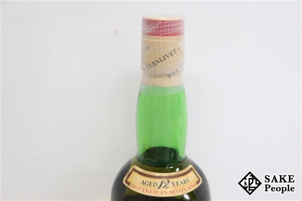 ◇注目! ザ・グレンリベット 12年 赤アザミ 旧ボトル 750ml 40％ 箱 スコッチの画像9