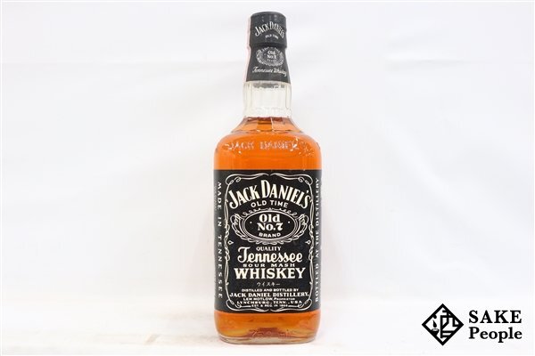 ◇1円～ ジャック・ダニエル オールド No.7 ブラックラベル 旧ボトル 750ml 43% テネシー_画像1