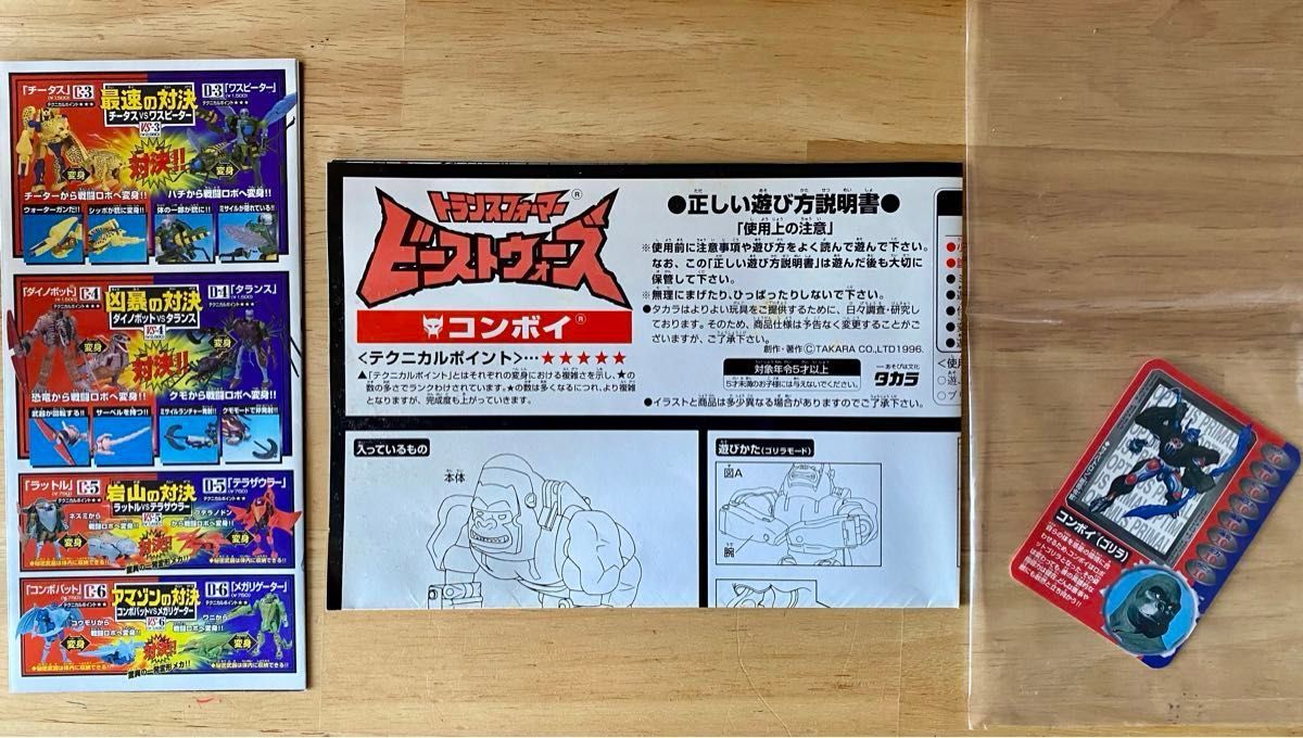 ビーストウォーズ　コンボイ　フィギュア　トランスフォーマー　美品