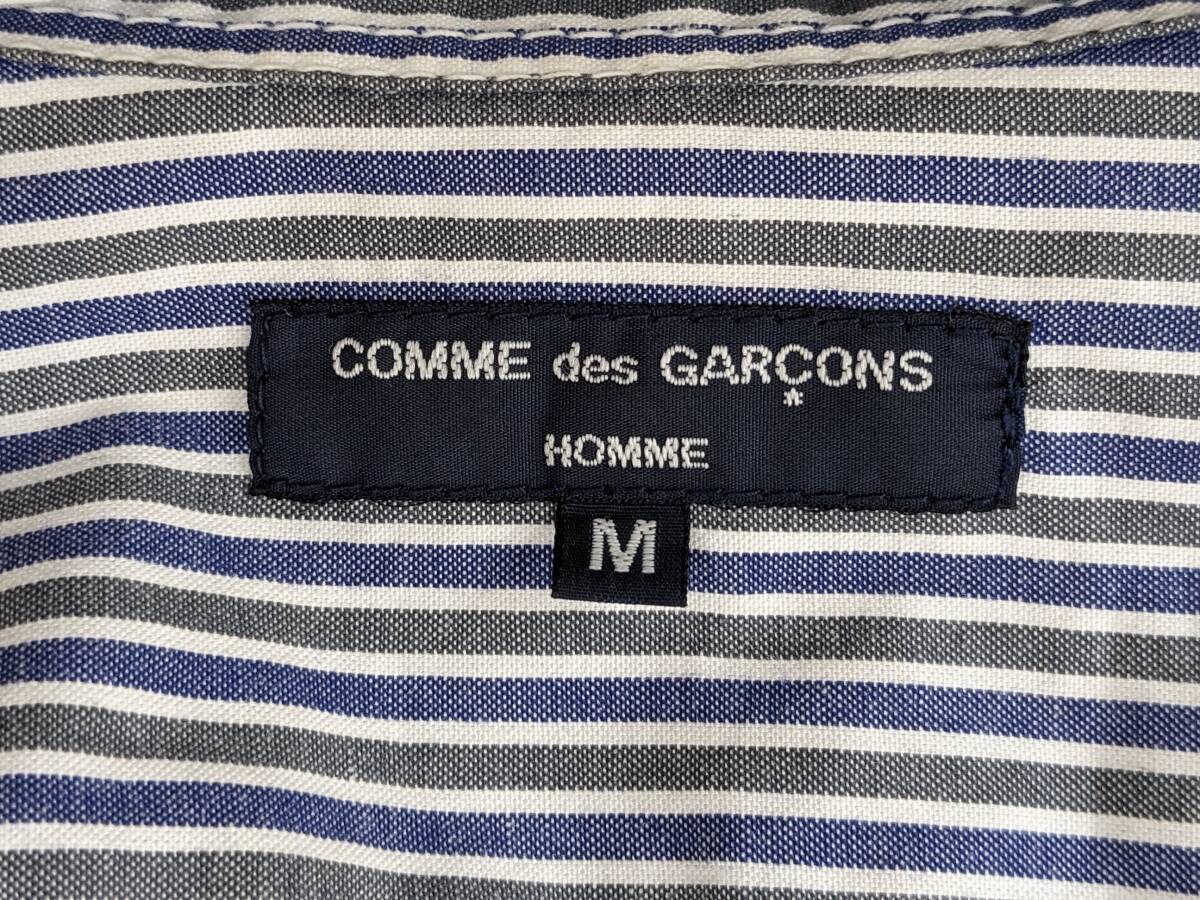 COMME des GARCONS HOMME/コムデギャルソンオム/インサイドアウトストライプシャツ/ぼかしストライプ_画像2