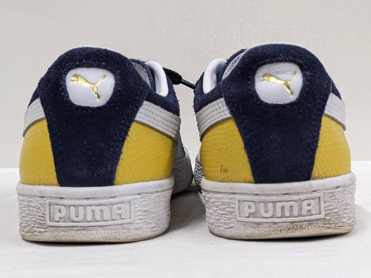 PUMA/プーマ/Suede Classic Block/スエード クラシック ブロック/Blue Yellow/スニーカー/靴_画像7