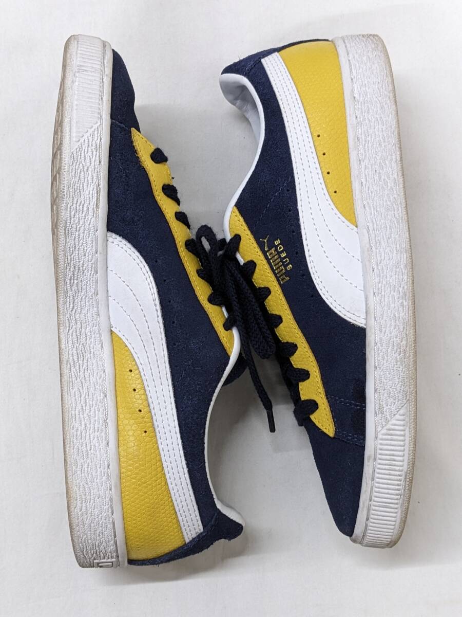 PUMA/プーマ/Suede Classic Block/スエード クラシック ブロック/Blue Yellow/スニーカー/靴_画像4