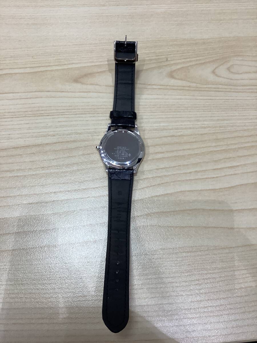 1450◆SEIKO セイコー ドルチェ 8J41-8010 ホワイト文字盤 ローマン QZ メンズ腕時計 稼働確認済の画像4