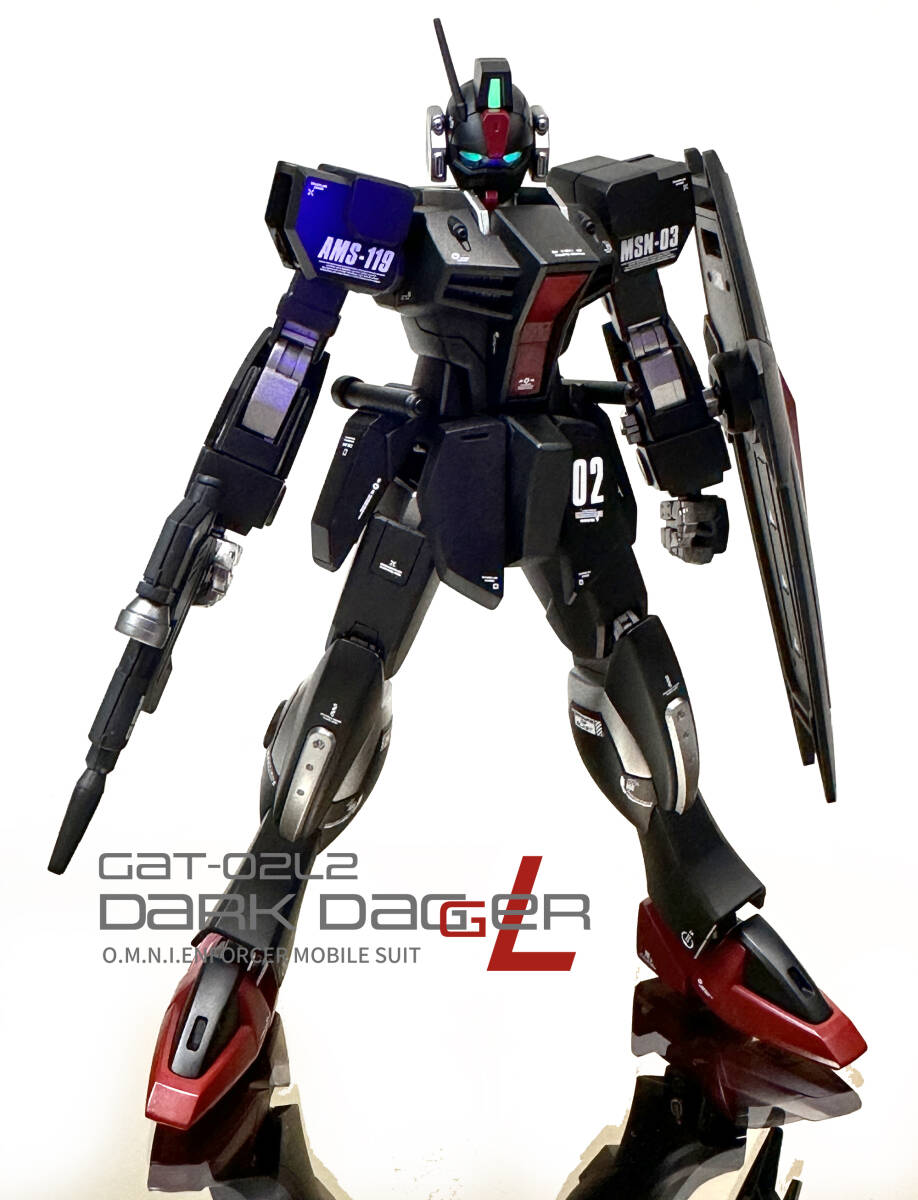 HG 1/144 ダークダガーＬ 塗装済完成品 SEED ガンプラ _画像6