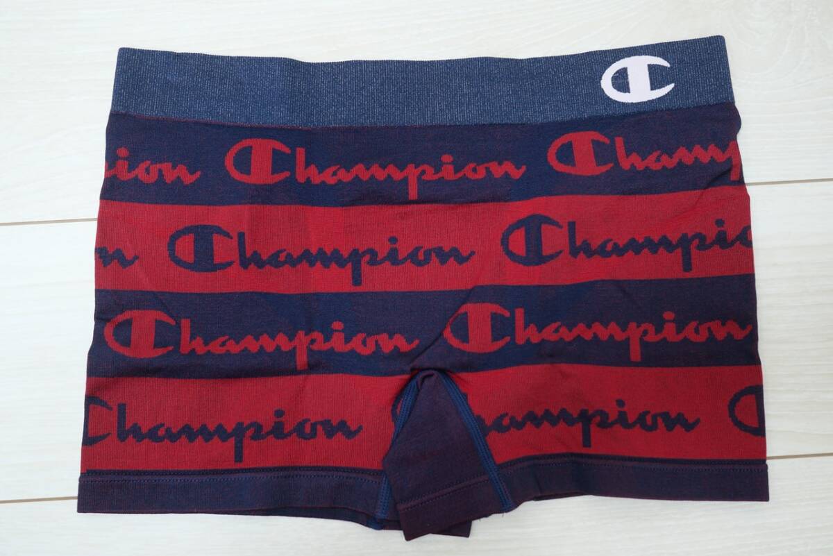 新品チャンピオン CHAMPION BOXER BRIEF CM6-U206-0019 0099 LL 紺/赤と黒 2点セット メンズ 3Dシームレス ボクサーブリーフ_画像4