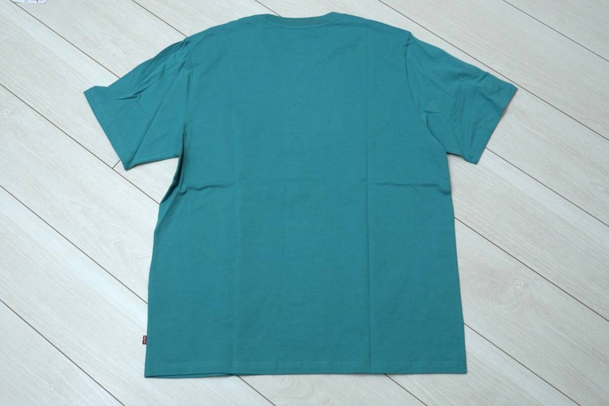 新品リーバイス16143-0772 JP Lサイズ/US Mサイズ ロゴT リラックスフィット 半袖 Tシャツ グリーン/緑 ショートスリーブ_画像5